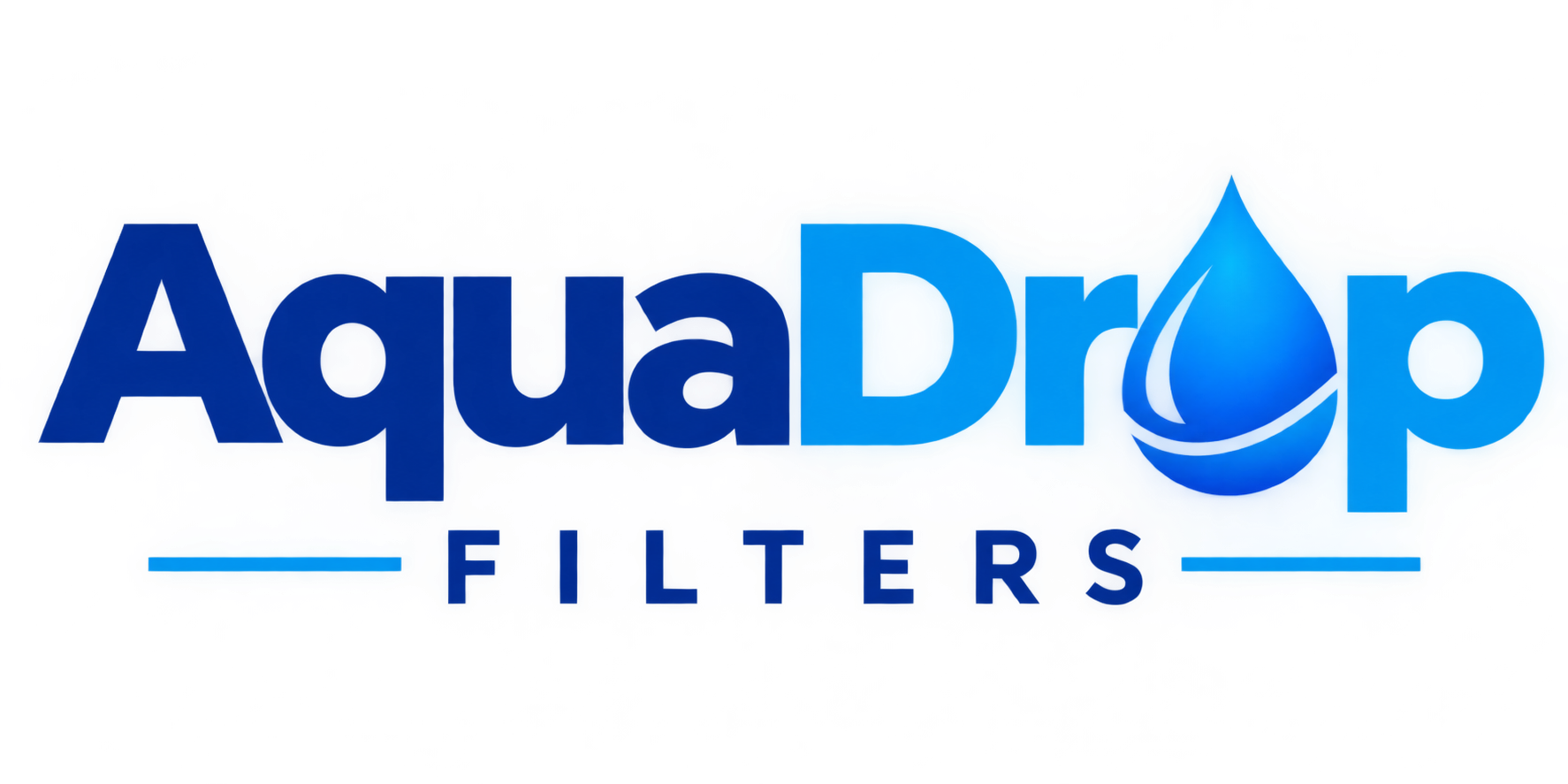 aquadrop filters logo with water droplet